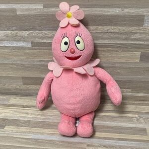 Yo Gabba Gabba Foofa Pink Plush Flower Doll Interactive toy